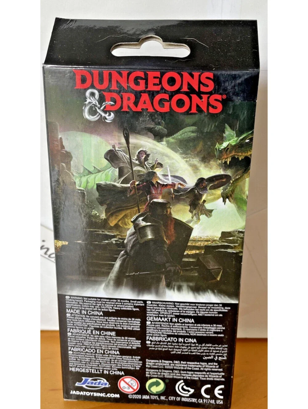 New Jada Dungeons & Dragons Nanofigs Collectibles Toy Figures - Set of 4